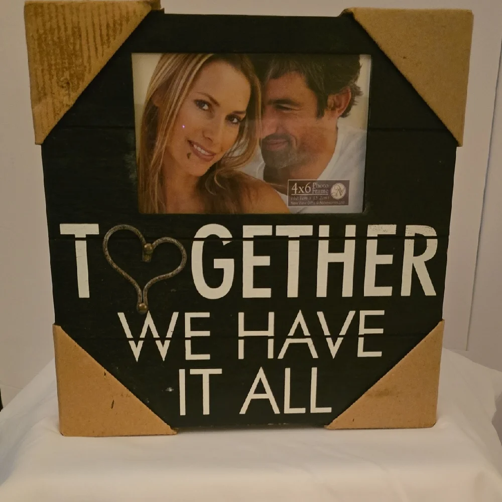 Black Together We Have It All Photo Frame